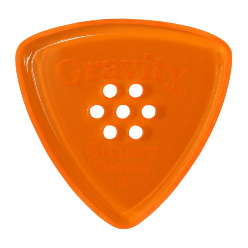UPC 0644042585066 gravity guitar picks striker -standard multi-hole- gsrs3pm   orange ピック 楽器・音響機器 画像