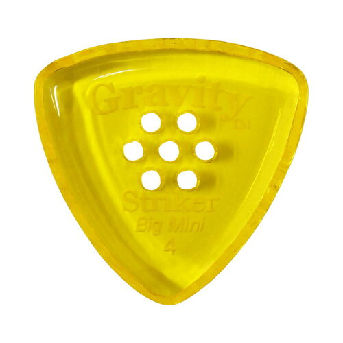 UPC 0644042585097 gravity guitar picks striker -big mini multi-hole- gsrb4pm   yellow ピック 楽器・音響機器 画像