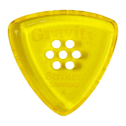 UPC 0644042585103 gravity guitar picks striker -standard multi-hole- gsrs4pm   yellow ピック 楽器・音響機器 画像