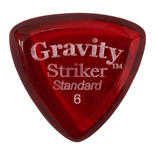 UPC 0644042585110 gravity guitar picks striker -standard- gsrs6p   red ピック 楽器・音響機器 画像