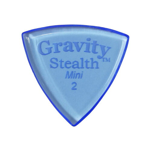 UPC 0644042585158 gravity guitar picks stealth -mini- gssm2p   blue ピック 楽器・音響機器 画像