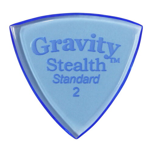 UPC 0644042585172 gravity guitar picks stealth -standard- gsss2p   blue ピック 楽器・音響機器 画像