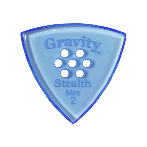 UPC 0644042585189 gravity guitar picks stealth -mini multi-hole- gssm2pm   blue ピック 楽器・音響機器 画像