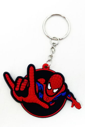 UPC 0644256210068 SPIDERMAN Spidey Power Rubber KEYCHAIN Officially Licensed Marvel Comics Superhero Artwork High Quality Ruber KEYCHAIN ホビー 画像