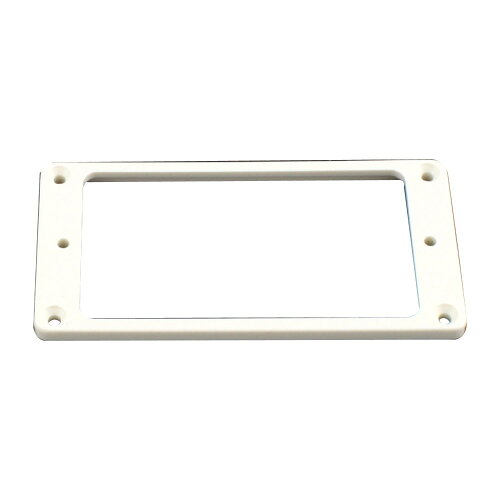 UPC 0645208012129 ALLPARTS PICKUP RINGS 8243 Humbucking Pickup Rings Flat Slanted White エスカッション フロント用 リア用各 楽器・音響機器 画像