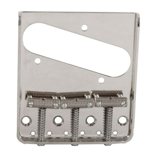 UPC 0645208017049 ALLPARTS BRIDGE 6010 Nickel Vintage 3 Saddle Bridge for Telecaster テレキャスターブリッジ 楽器・音響機器 画像