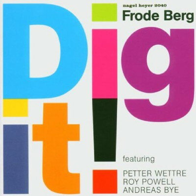 UPC 0645347204027 DIG IT! / FRODE BERG CD・DVD 画像