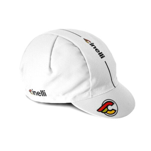 UPC 0645759242228 605048-000007 チネリ サイクルキャップ サイズフリー ビアンコ パーラ cinelli SUPERCORSA CAP スーパーコルサキャップ スポーツ・アウトドア 画像