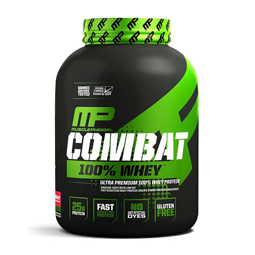 UPC 0653341040916 MusclePharm コンバット 100％ホエイ プロテイン 5LB　ストロベリー ダイエット・健康 画像