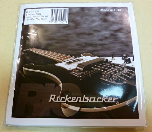 UPC 0655171955118 Rickenbacker/リッケンバッカー ベース弦 No.95511 Nickel 45-55-75-105 楽器・音響機器 画像