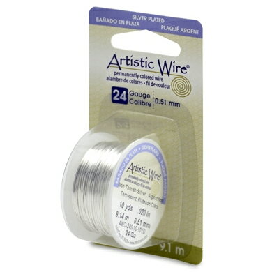 UPC 0656156081679 Artistic Wire アーティスティックワイヤー ノンターニッシュシルバー 0.5mm×約9.1m 24 ホビー 画像