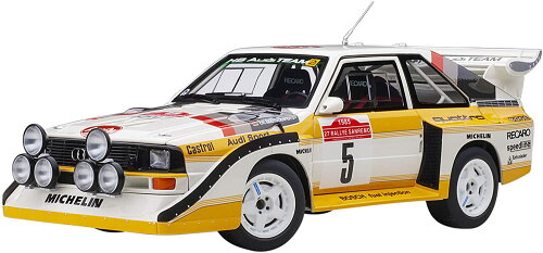 UPC 0674110885033 オートアート AUTOart 1/18 アウディ スポーツクワトロ S1 WRC ’85#5 ロール/ガイストドルファー サンレモ ラリー 優勝 完成品 88503 おもちゃ 画像