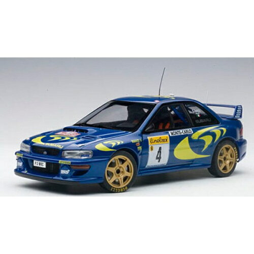 UPC 0674110897913 オートアート 1/18 スバル インプレッサ WRC 1997 #4 ピエロ・リアッティ/ファブリツィア・ポンス モンテカルロラリー優勝 ミニカー おもちゃ 画像