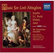UPC 0681585109922 Music For Lord Abingdon: The Hanoverian Ensemble 輸入盤 CD・DVD 画像