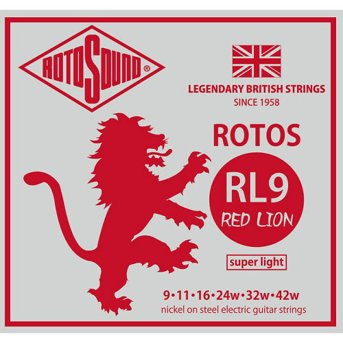 UPC 0686194011673 ROTO SOUND RED LION ROT-RL9/Super Light 楽器・音響機器 画像