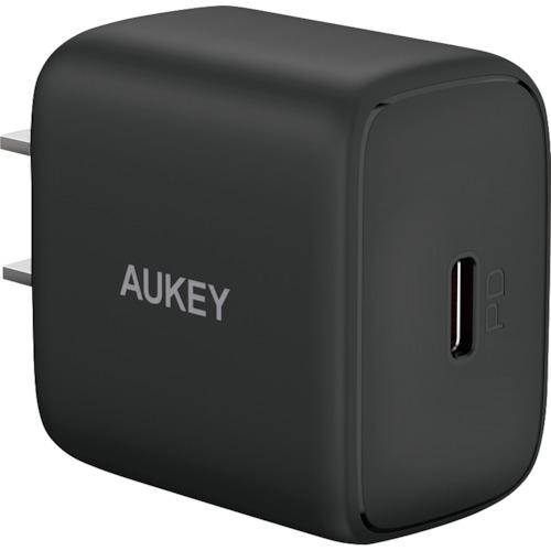 UPC 0692041999124 AUKEY USB充電器 Swift 20W PD対応 USB-C 1ポート ブラック PA-R1-BK スマートフォン・タブレット 画像