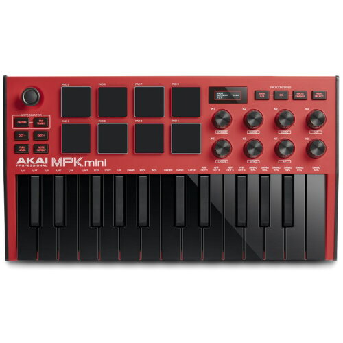 UPC 0694318025109 AKAI MPK mini mk3 Red 楽器・音響機器 画像