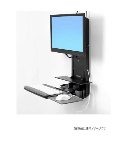 UPC 0698833037654 ERGOTRON StyleView Sit-Stand Vertical 61-080-085 ブラック パソコン・周辺機器 画像