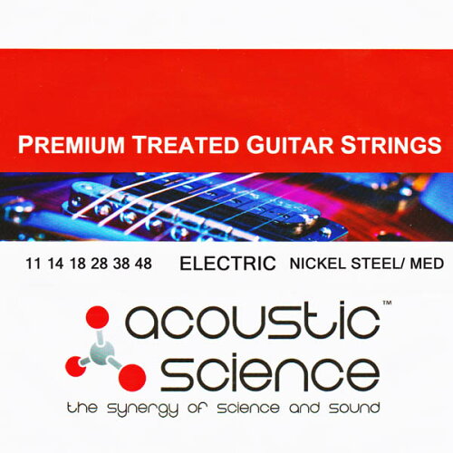 UPC 0700161510010 Acoustic Science LACSEG1148 Nickel Medium エレキギター弦 楽器・音響機器 画像