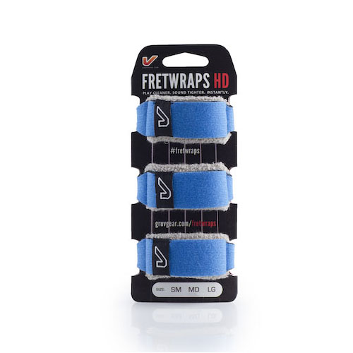 UPC 0700604841251 GRUV GEAR (グルーブギア) FretWraps FW-3PK-BLU-XL /ブルー/Extra Large) 楽器・音響機器 画像