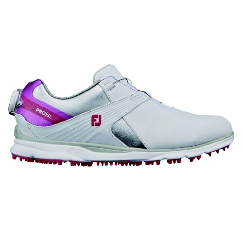 UPC 0706843927671 フットジョイ｜FootJoy 23.5cm/W：3E相当 レディース ゴルフシューズ FJ PRO/SL Boa プロ SL ボア ホワイト×ピンク 98129 スポーツ・アウトドア 画像