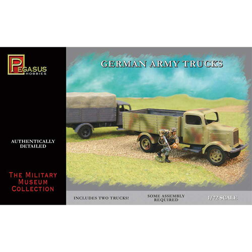UPC 0707600076106 1/72 ドイツ陸軍 トラック 2両セット プラモデル ペガサスホビー ホビー 画像