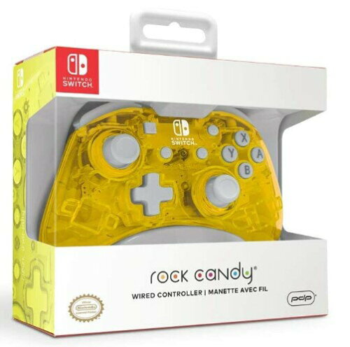 UPC 0708056066642 PDP Nintendo Switch ROCK CANDY Wired Switch Controller Pineapple Pop テレビゲーム 画像