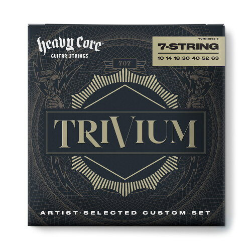 UPC 0710137127128 Dunlop Jim Dunlop TRIVIUM String Lab Series Guitar Strings 10-63/7-strings TVMN10637 楽器・音響機器 画像