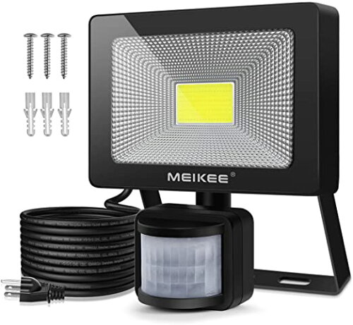 UPC 0712243149803 MEIKEE 20w 超高輝度LEDフラッドライト PIRセンサー投光器 100wハロゲンランプ相当 昼白色 防水仕様IP65 花・ガーデン・DIY 画像