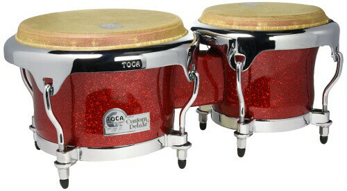 UPC 0717070353775 TOCA BONGO 4600FR カスタムデラックスボンゴ ファイバーレッドスパークルD 楽器・音響機器 画像