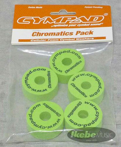 UPC 0720825759746 CYMPAD 40mmx15mm 5 Cympad Chromatics Green シンバルワッシャー 楽器・音響機器 画像