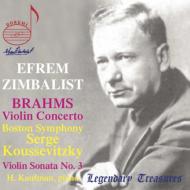 UPC 0723723416629 Brahms ブラームス / Violin Concerto: Efrem Zimbalist Vn koussevitzky / Bso +violin Sonata.3 輸入盤 CD・DVD 画像