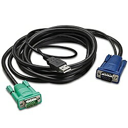 UPC 0731304278849 APC INTEGRATED LCD KVM USB CABLE - 25ft 6m AP5823 パソコン・周辺機器 画像