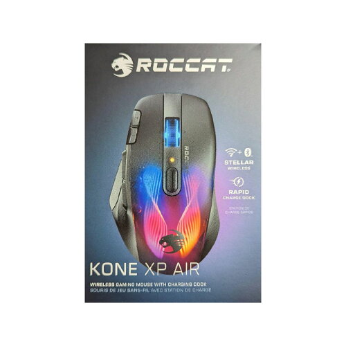 UPC 0731855514427 ROCCAT KONE XP AIR ワイヤレス ゲーミングマウス BLACK パソコン・周辺機器 画像