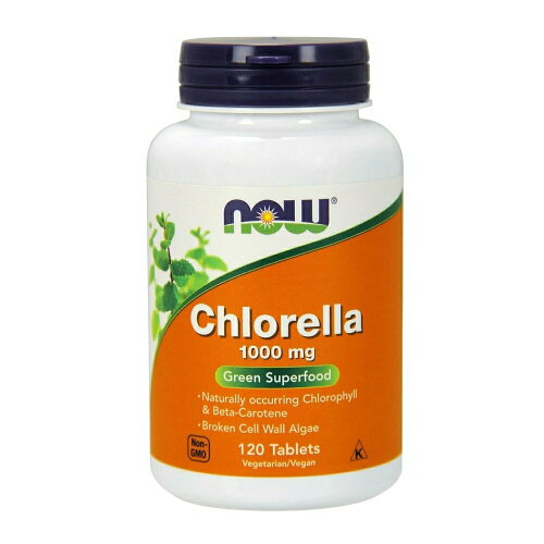 UPC 0733739026323 ナウフーズ クロレラ 1000mg 120錠 NOW FOODS Chlorella 1000mg 120CAP ダイエット・健康 画像