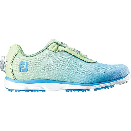 UPC 0739248188729 フットジョイ｜FootJoy 22.5cm/靴幅：3E レディース ゴルフシューズ emPOWER ライム×ブルーフェード #98007 スポーツ・アウトドア 画像