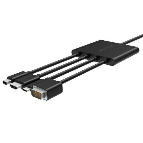 UPC 0745883760558 Belkin 変換アダプタ Multiport to HDMI Digital AV用 VGA、USB-C、HDMI、Mini DisplayPort MacBook Pro 2020 対応 B2B166-A パソコン・周辺機器 画像