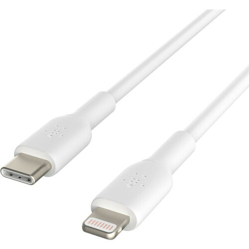 UPC 0745883788422 BELKIN BOOSTUPCHARGE USB-C to ライトニング PVCケーブル 1m ホワイト CAA003BT1MWH スマートフォン・タブレット 画像
