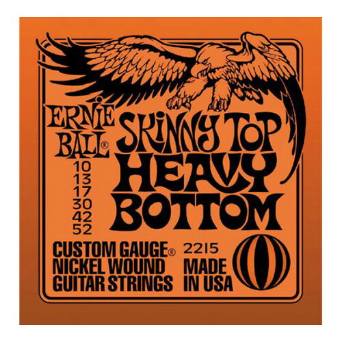 UPC 0749699122159 ERNIE BALL Nickel Wound Guitar Strings #2215 SKINNY TOP HEAVY BOTTOM 楽器・音響機器 画像