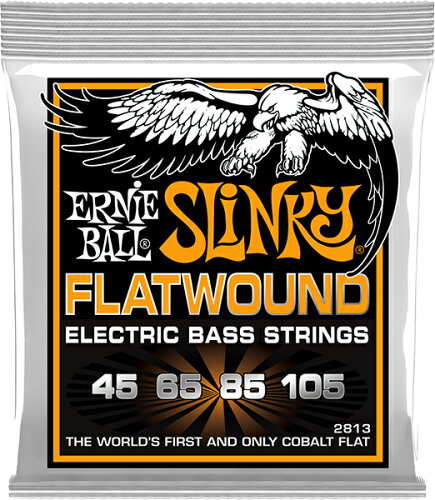 UPC 0749699128137 ERNiE BALL アーニーボール / SLINKY FLATWOUND 2813 HYBRID フラットワウンド エレキベース弦 楽器・音響機器 画像