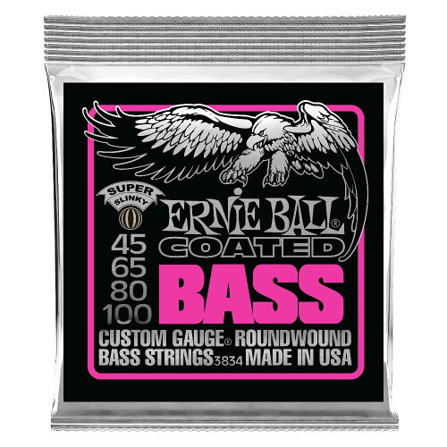 UPC 0749699138341 ERNIE BALL #3834 Coated Super Slinky BASS エレキベース弦 / アーニーボール 楽器・音響機器 画像