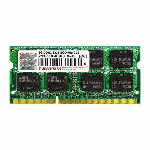 UPC 0760557821571 Transcend PCメモリー  TS1GSK64V3H パソコン・周辺機器 画像