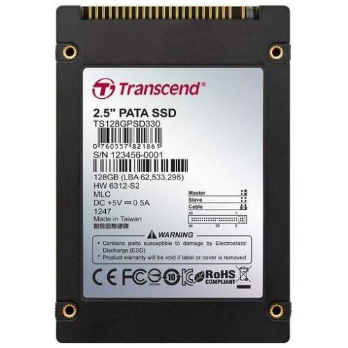 UPC 0760557824855 Transcend PSD330 SSD TS128GPSD330 パソコン・周辺機器 画像