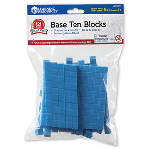 UPC 0765023036718 ラーニング リソーシーズ Learning Resources Base Ten Blocks Smart Pack ベーステンブロック ミニパック LER 3671 キッズ・ベビー・マタニティ 画像