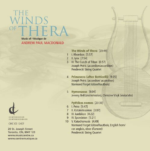 UPC 0773811240728 Winds of Thera / Andrew Paul Macdonald CD・DVD 画像