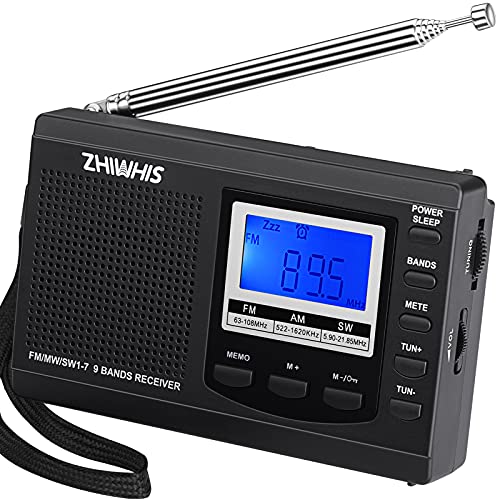 UPC 0792332990240 ZHIWHIS 小型ポータブルラジオ FM/AM/SW ワイドFM対応 TV・オーディオ・カメラ 画像