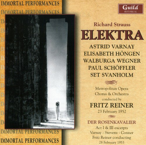 UPC 0795754228526 Strauss, R. シュトラウス / Elektra: Reiner / Met Opera, Varnay, Hongen, Schoffler, Wegner, Svanholm +etc 輸入盤 CD・DVD 画像