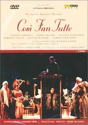 UPC 0807280001396 Cosi Fan Tutte: Harnoncourt / Zurich Opera.o CD・DVD 画像