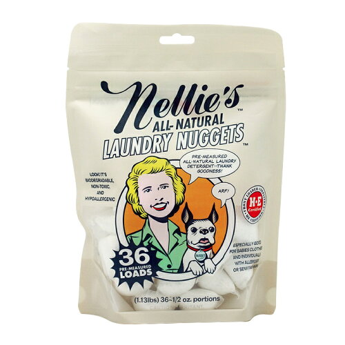 UPC 0810648002188 Nelloe’s　ランドリーナゲット　36　洗濯用合成洗剤　粉末　約36回分 日用品雑貨・文房具・手芸 画像