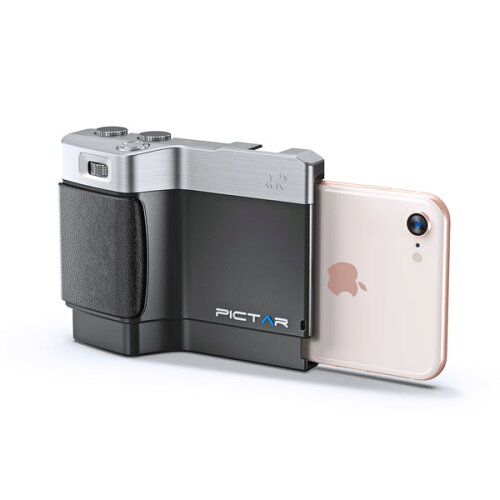 UPC 0812112021121 miggo iPhone用カメラグリップ Pictar One Mark II MWPT-ONEBS32 ブラック スマートフォン・タブレット 画像
